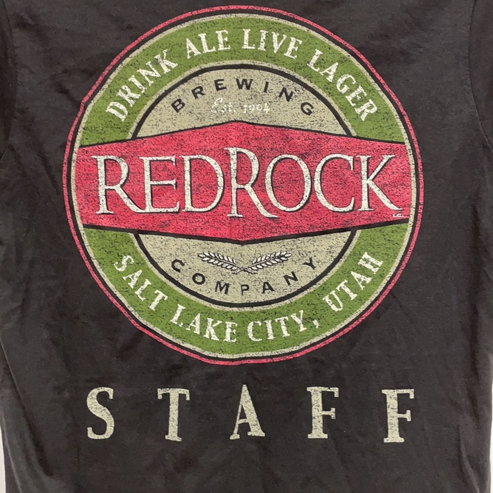 Red Rock Brewing Company Staff Shirt Utah Size M